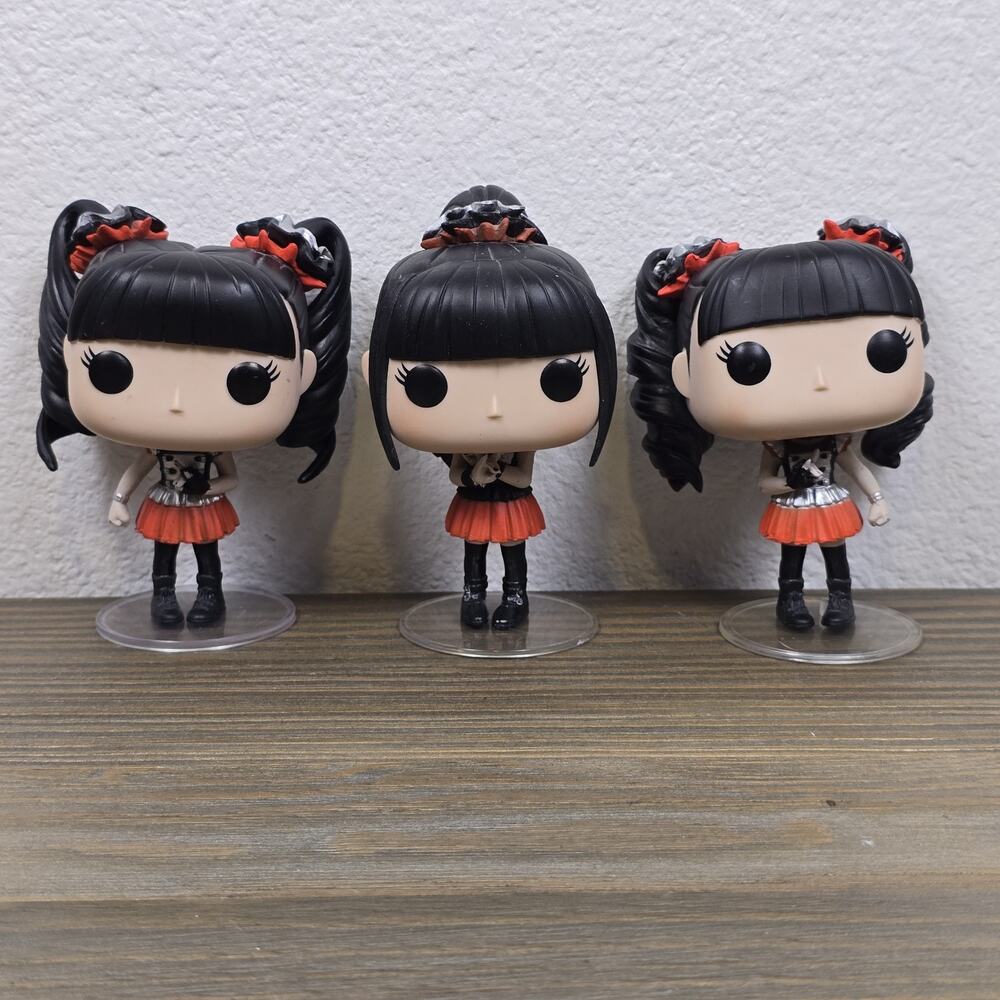 Funko Pop! Rocks: Babymetal Set of 3 #43 Su #44 Yui #45 Moa Figure #136 No Box